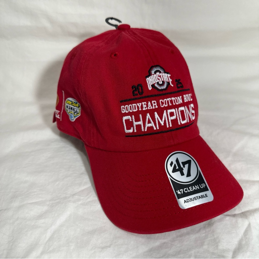 Ohio State Buckeyes ‘47 Adult 2024-25 National Champion Cleanup Hat- New w/Tags